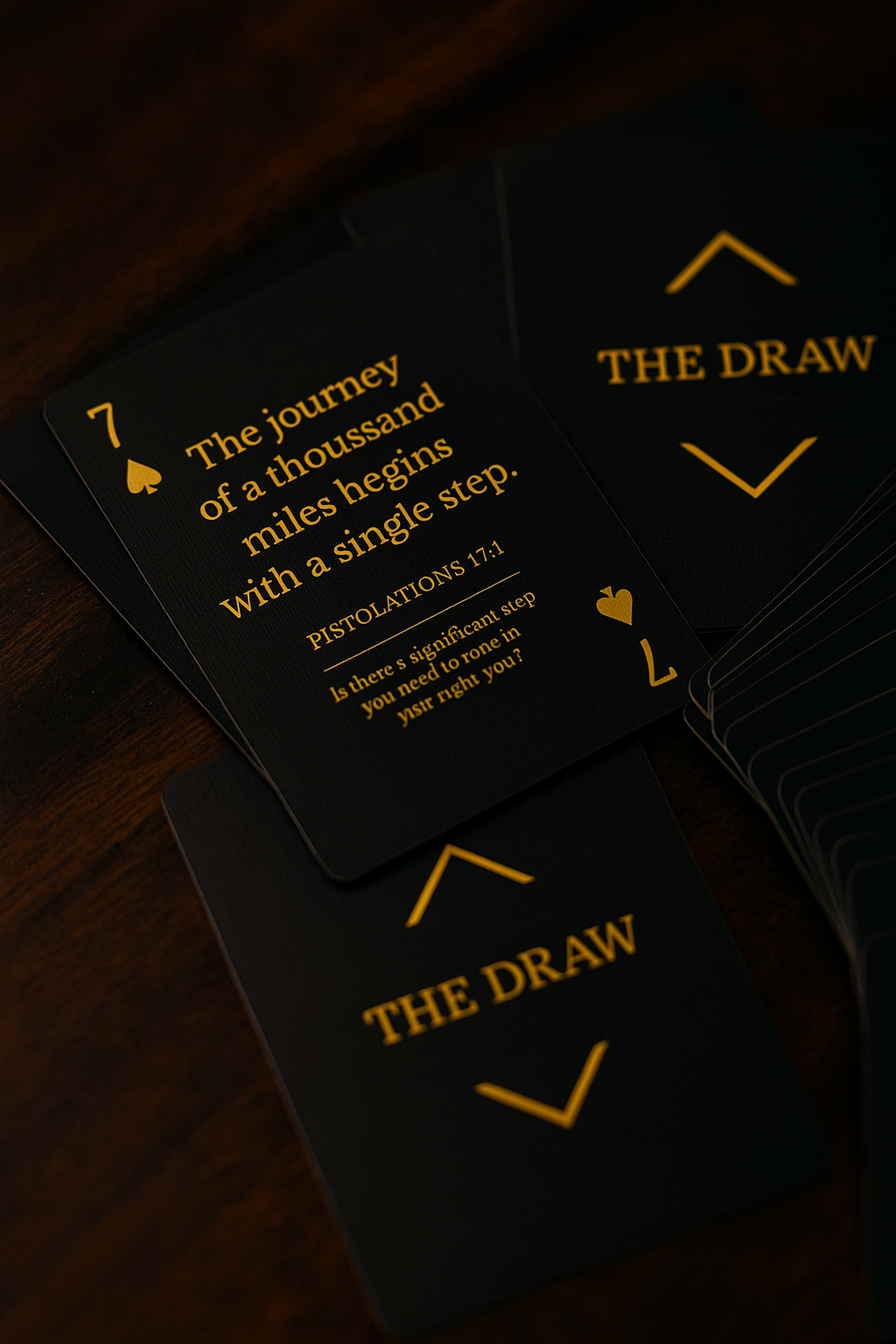 "The Draw" Playing Cards